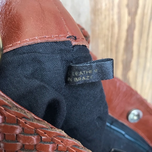 Brazilian Leather Drawstring Crossbody - Picture 7 of 8